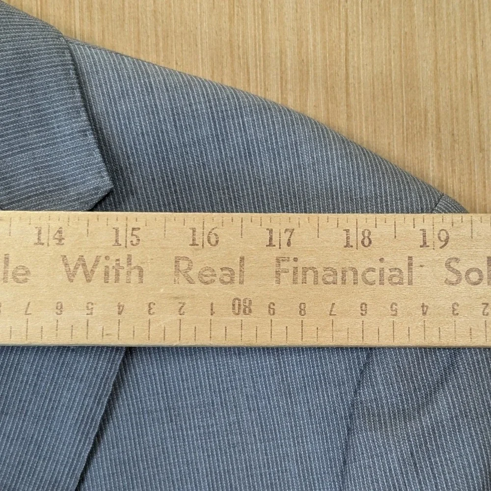 Banana Republic Modern Fit Blazer Mens 44R Grey Wool Blend Sport Coat Cocktail